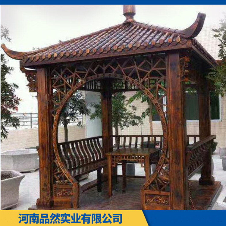 防腐木凉亭加工 园林防腐木凉亭 品然实业 免费设计