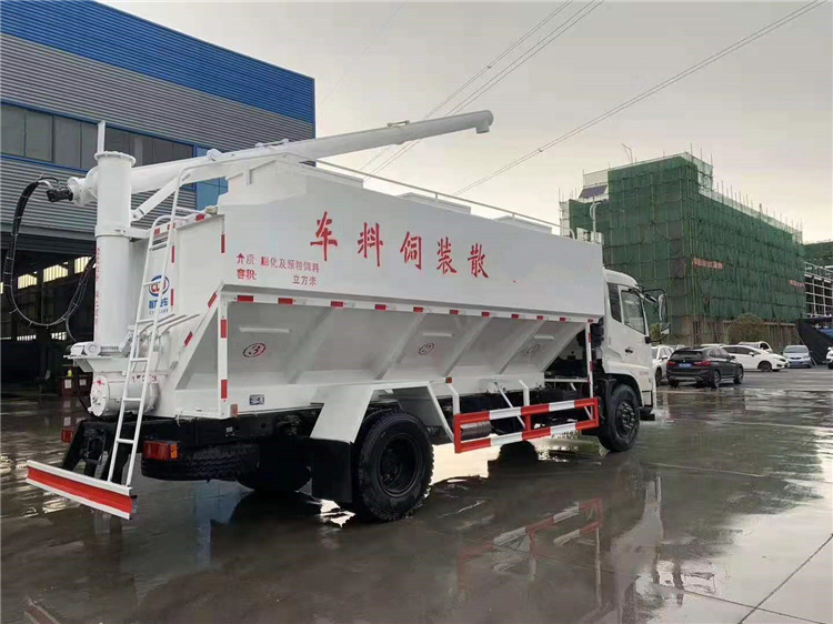 东风3800轴距散装饲料运输车价格