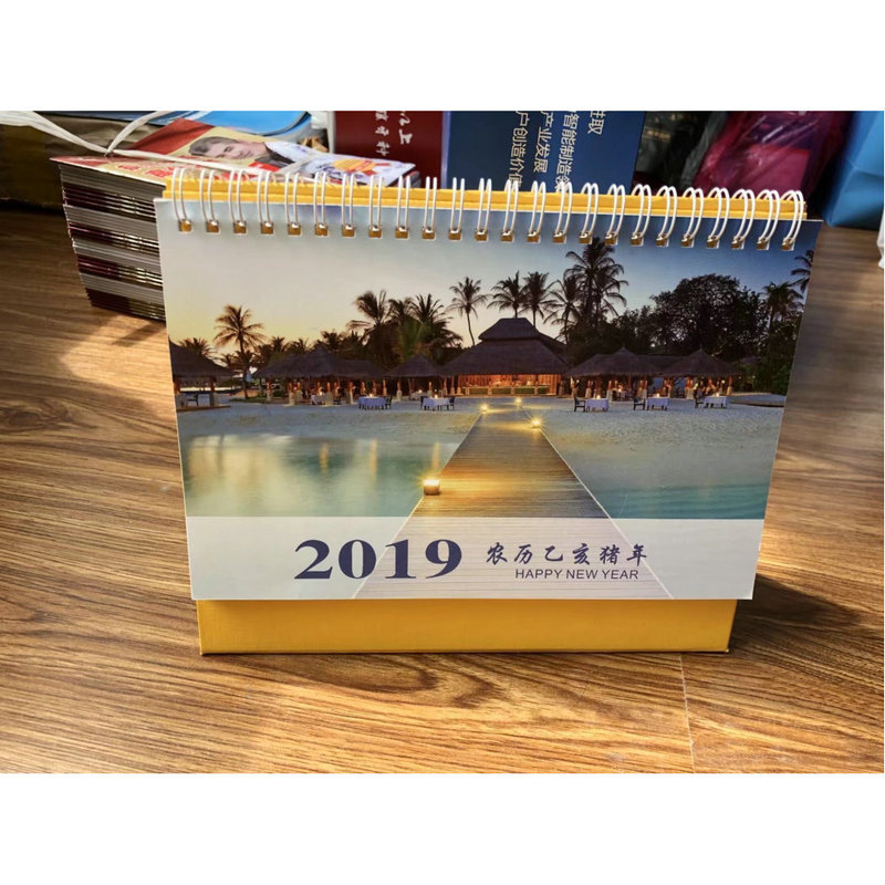 卡通创意台历印刷定做 家用台历印刷 商务企业办公台历设计印刷