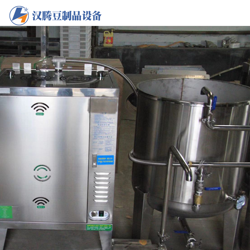 汉腾豆制品设备 全自动豆制品两连磨 大型豆腐生产线 豆腐全套流水线
