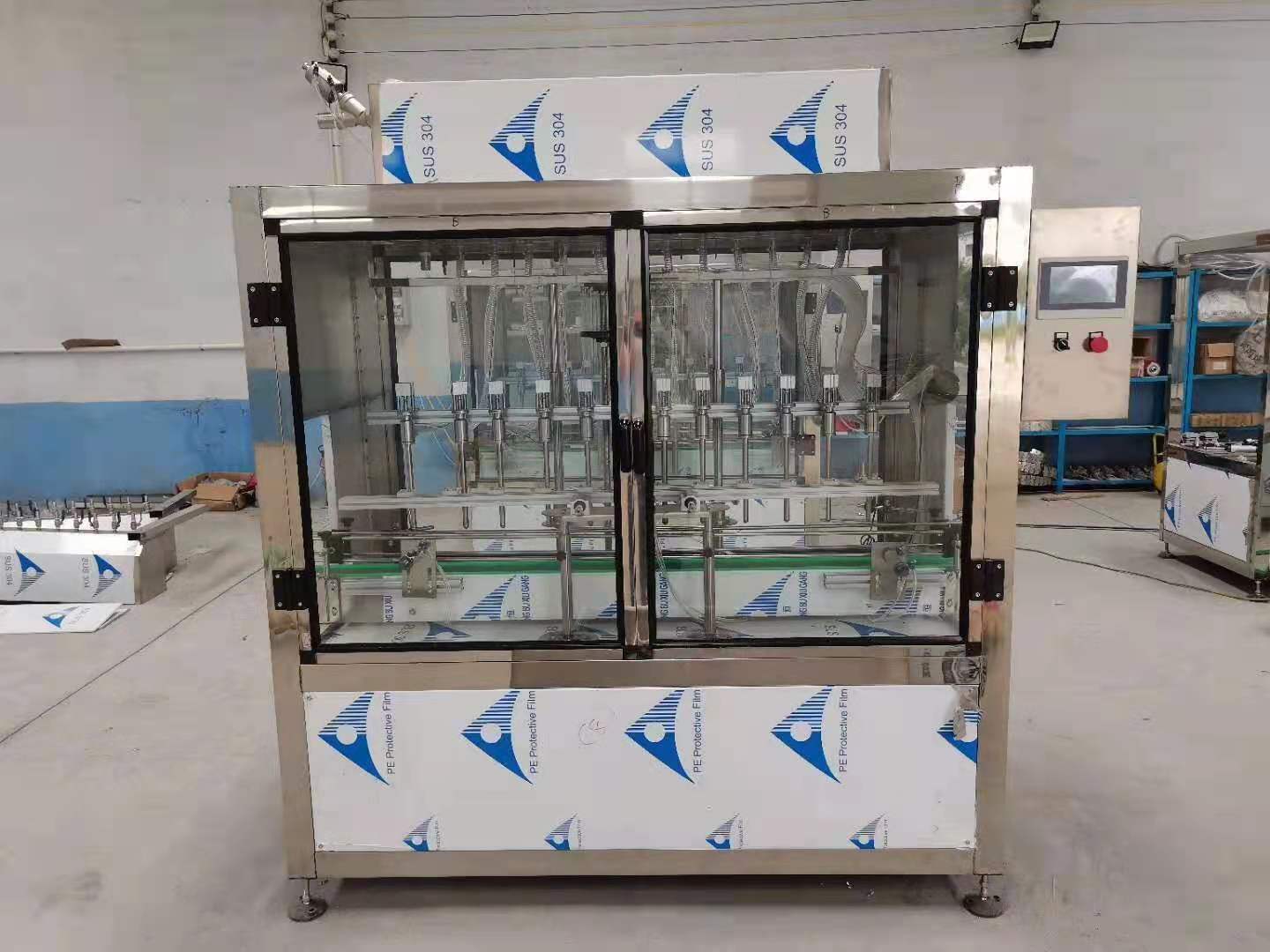 长期供应 液体灌装机 直线式灌装机 中鲁全自动灌装机