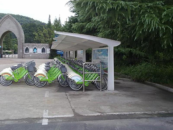 广州膜结构【充电站防雨篷】停车棚设计安装