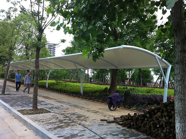 长沙膜结构【充电站防雨篷】停车棚设计安装