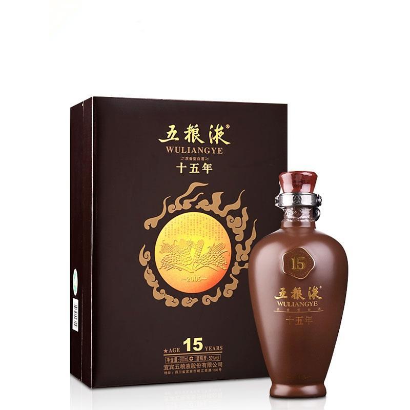 50度五粮液十五年价格 礼盒版