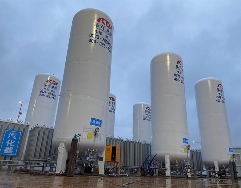 工业气体充装站 30立方液氧储罐 液氮储罐 液氩储罐 二氧化碳储罐