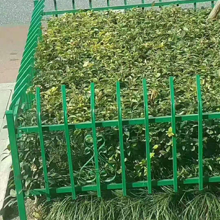 锌钢草坪护栏 东昇小区园林绿化带护栏 花园锌钢栅栏