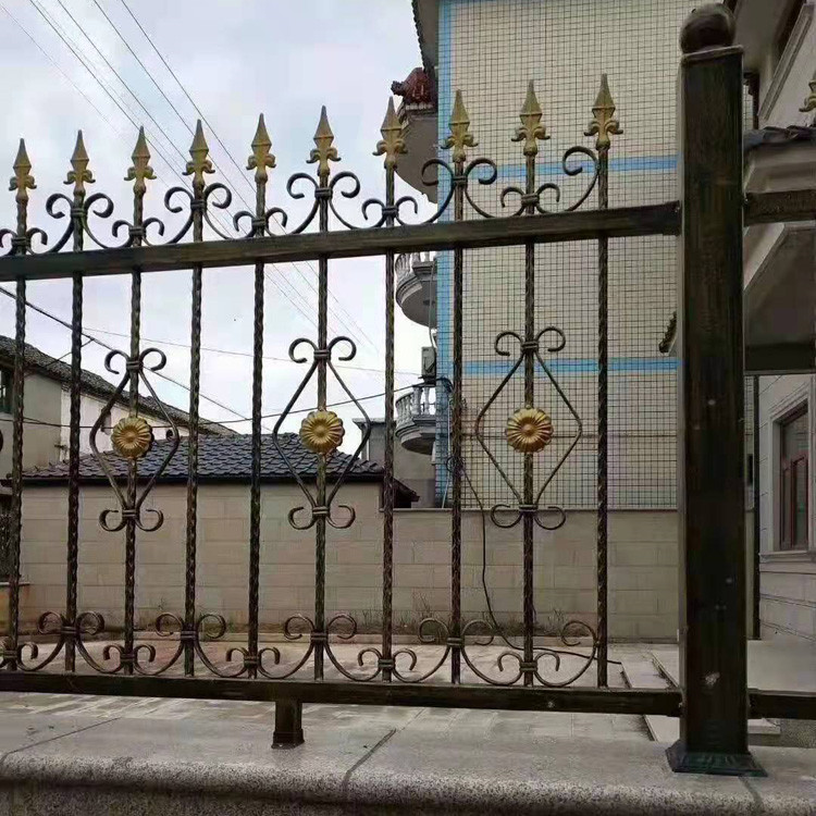 铁艺焊接护栏 东昇别墅小区学校厂区外墙隔离防护围栏
