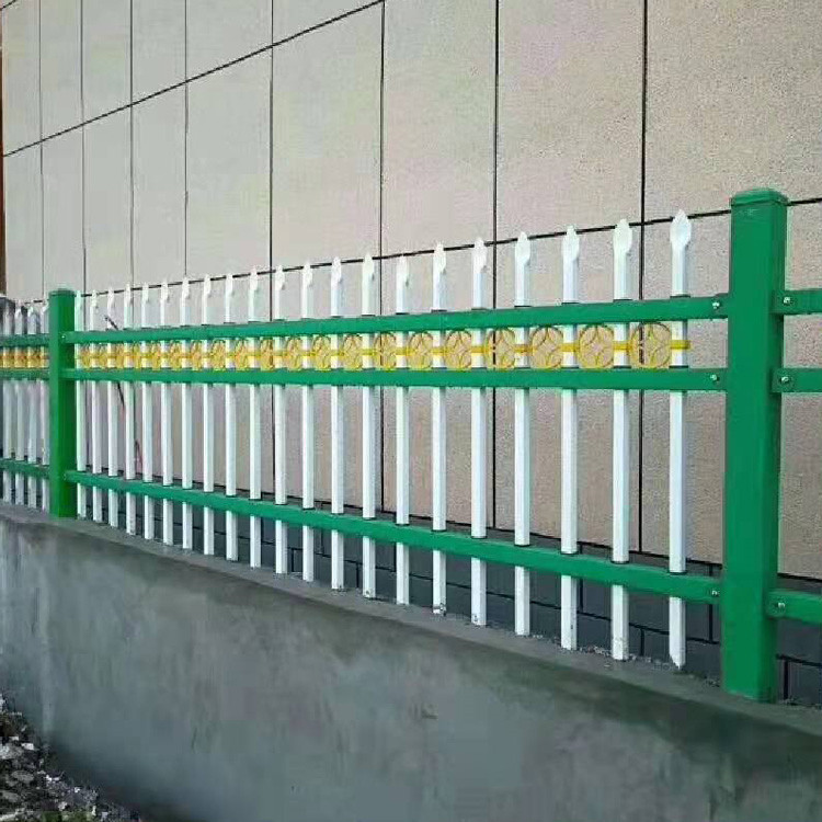锌钢草坪护栏 东昇花坛栏杆铁艺塑钢 围墙锌钢护栏