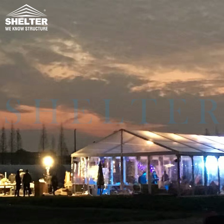 公司年尾晚会大型宴席 防风防雨组装欧式帐篷 可定制可上门安装