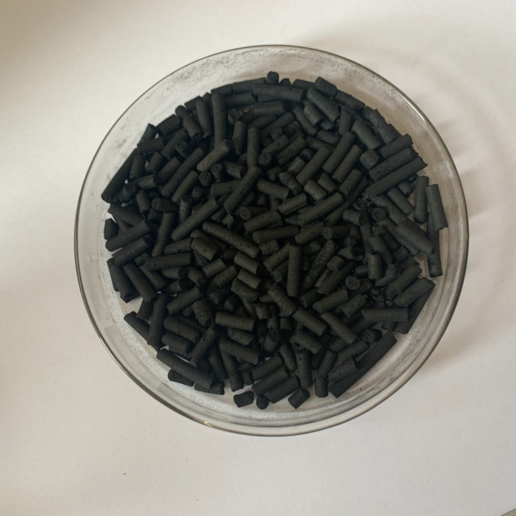 煤质柱状活性炭4.0直径整车出货 柱状活性炭空气净化使用