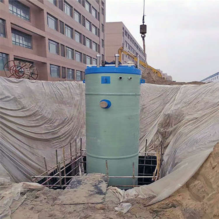 玻璃钢泵站筒体   雨水污水提升泵站   玻璃钢一体化预制泵站