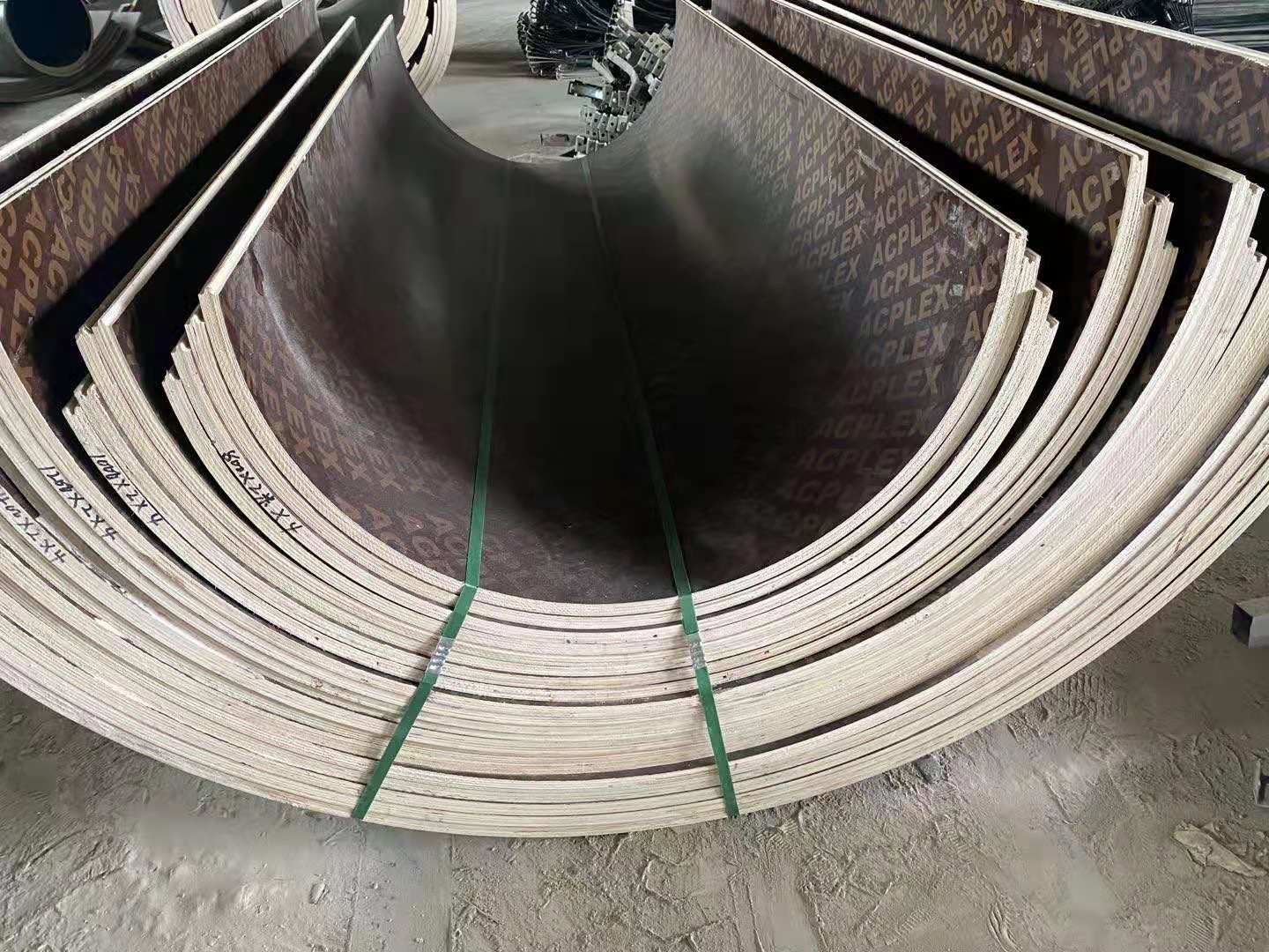 弧形建筑模板 圆模板 具有足够的承受能力和稳定性