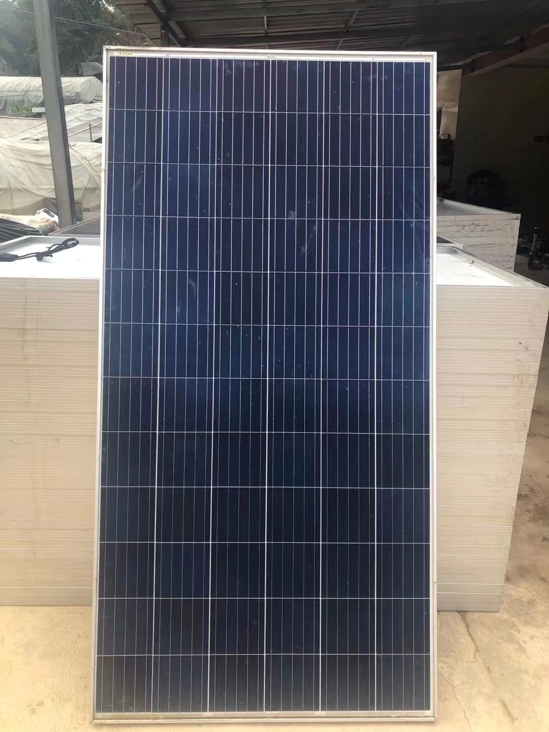 多晶345W拆卸太阳能板组件  二手太阳能批发