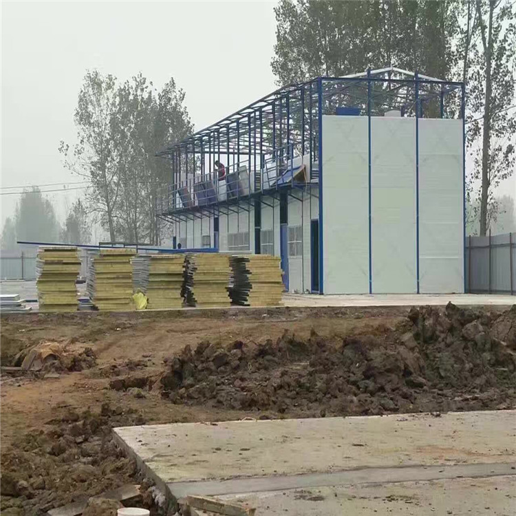 坡顶活动板房 中建板房 可二次利用 彩钢房