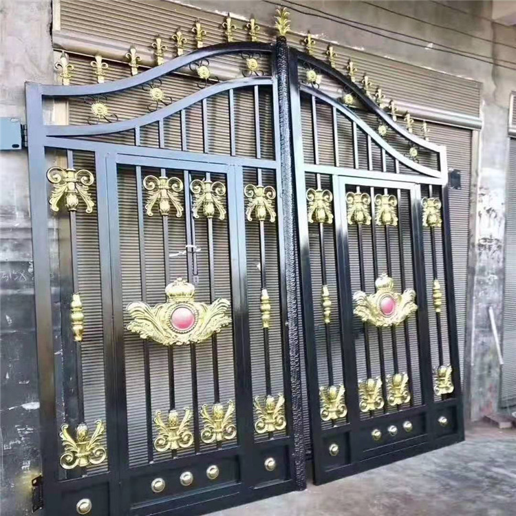 铁艺大门 东昇庭院铁艺大门 防锈蚀铁艺大门 别墅大门