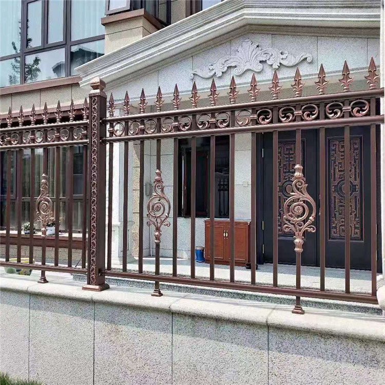 铝艺护栏 东昇别墅欧式铝艺栏杆 围墙栅栏庭院铝艺围栏