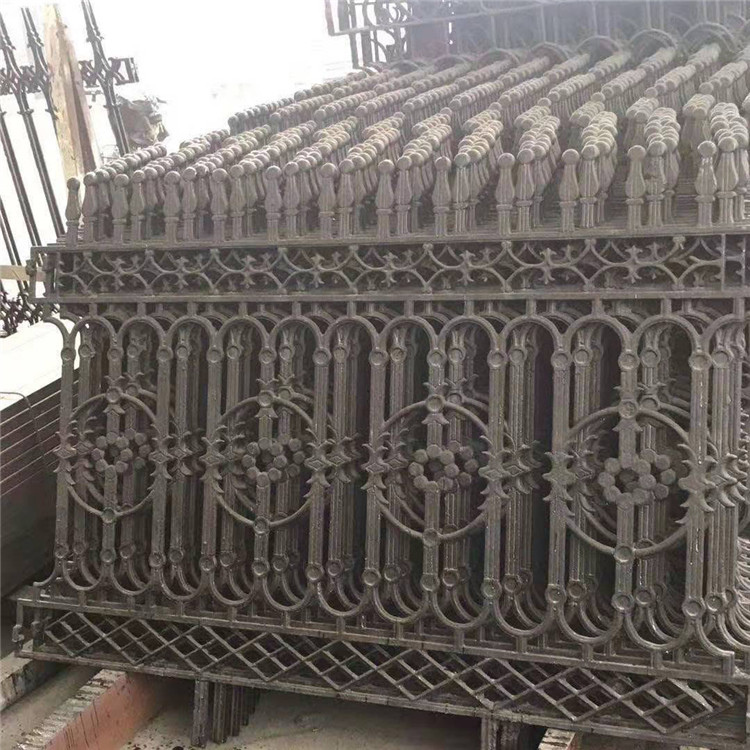 铸铁护栏 东昇小区铁艺铸铁护栏 厂区围栏栅栏