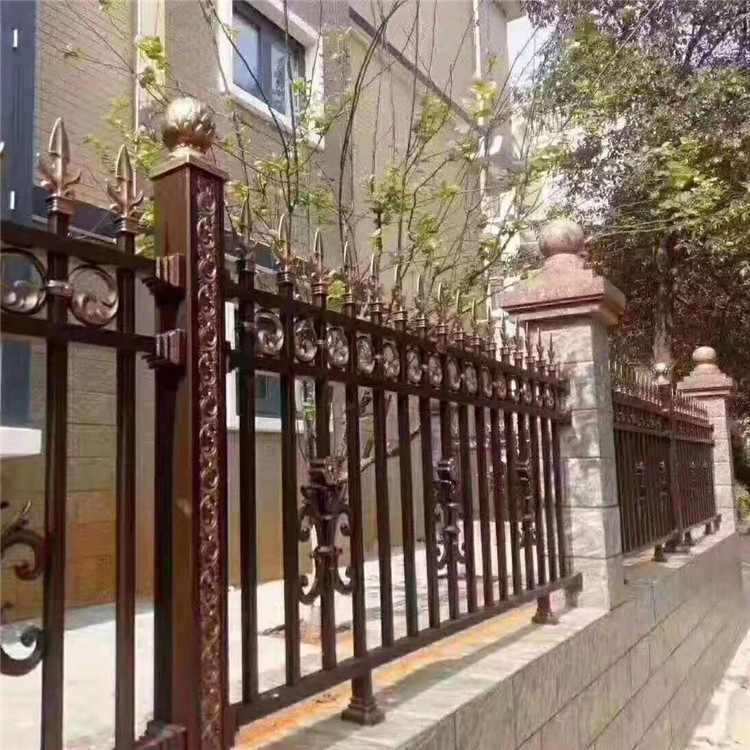 铝艺护栏 东昇别墅院子围墙护栏 铝合金围墙围栏