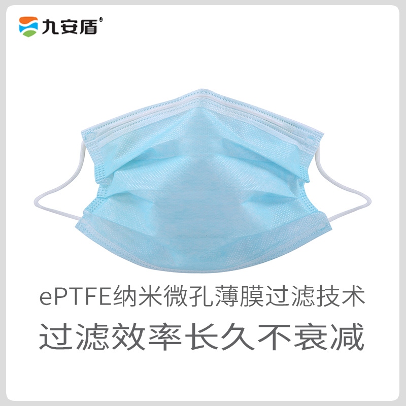 特价PTFE纳米口罩薄款透气滤效长久不衰退可清洗蒸气杀菌