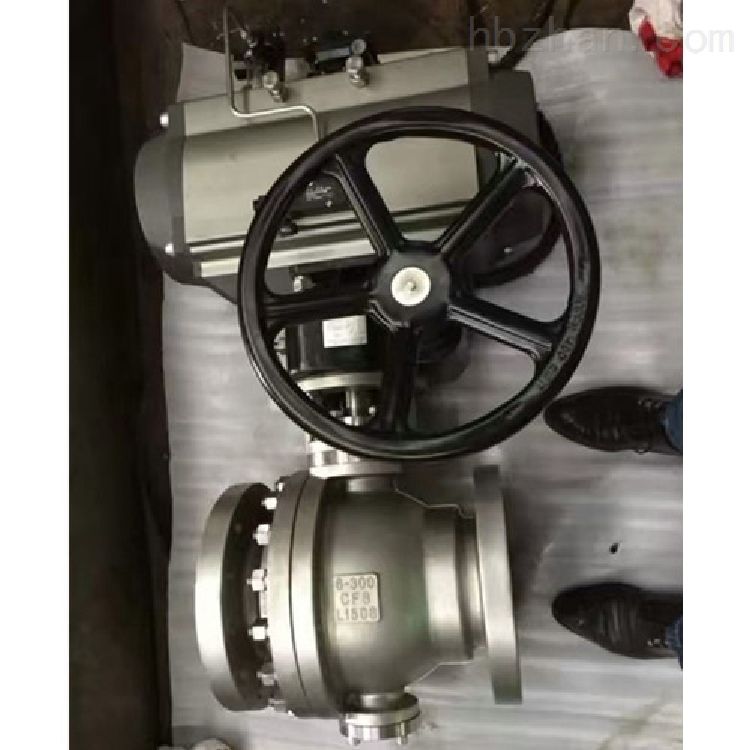 气动二件固定式美标球阀Q647Y-300LB 电动活塞式调流阀TL941X-6