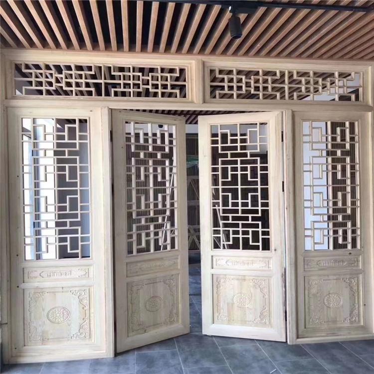 美丽乡村大门楼 景区防腐木门楼 款式多样