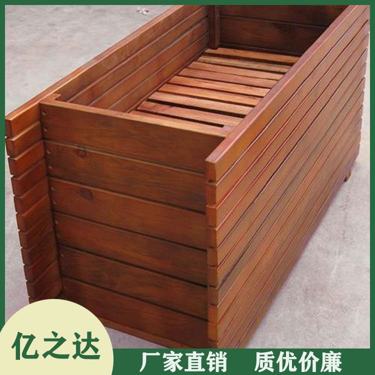  防腐木花箱制作 定做防腐木花箱 适用范围广