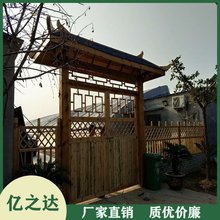亿之达直销防腐木门楼 防腐木门楼厂家 款式多样 