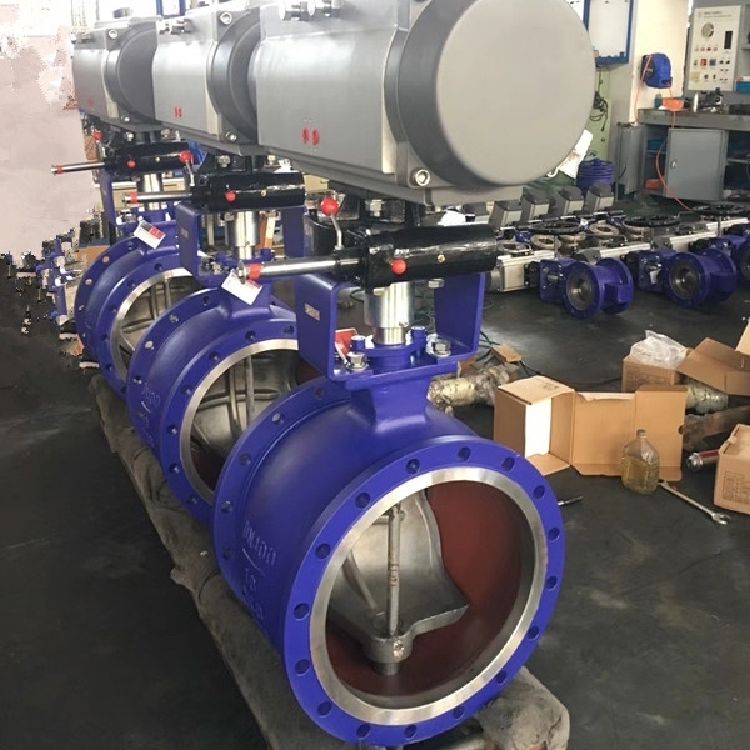 气动防堵球阀VQ647Y-16 气锁双闸耐磨陶瓷阀型号是Z644HC-10