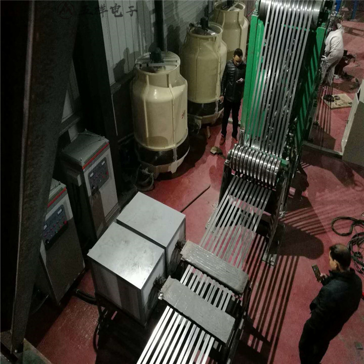 超音频钢带烤蓝炉 五祥电磁钢带烤蓝炉 效率高 作业条件好