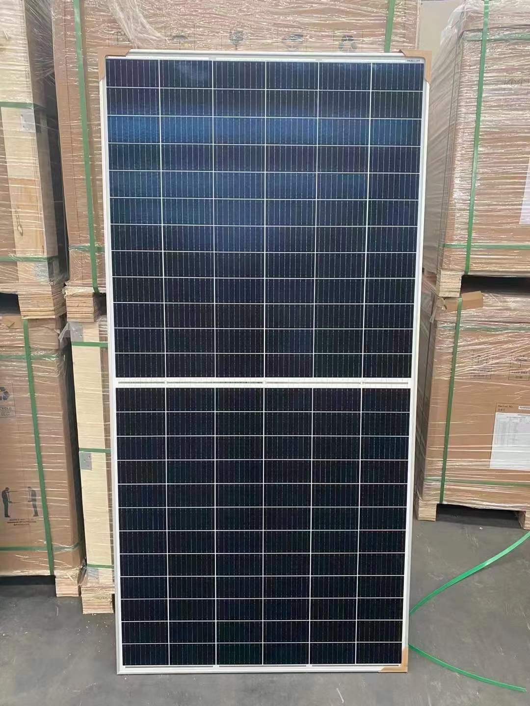 晶澳双玻双面410W-450W光伏太阳能发电板 晶澳光伏板价格表批发
