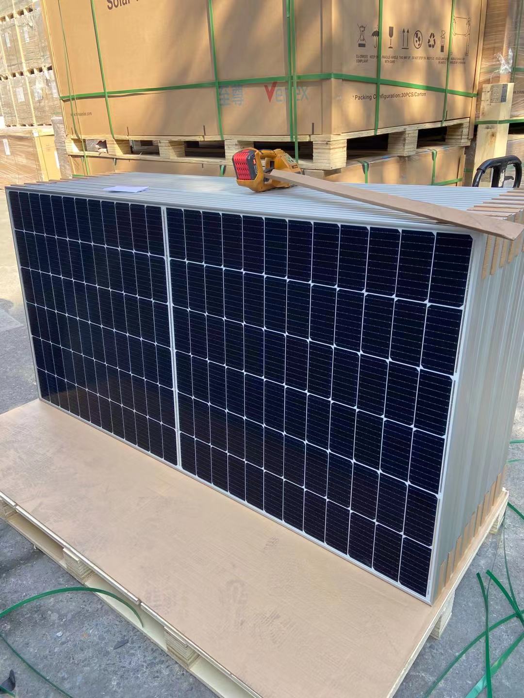 天合Q1 435W445W450W双玻双面光伏发电板  天合双玻双面太阳能板