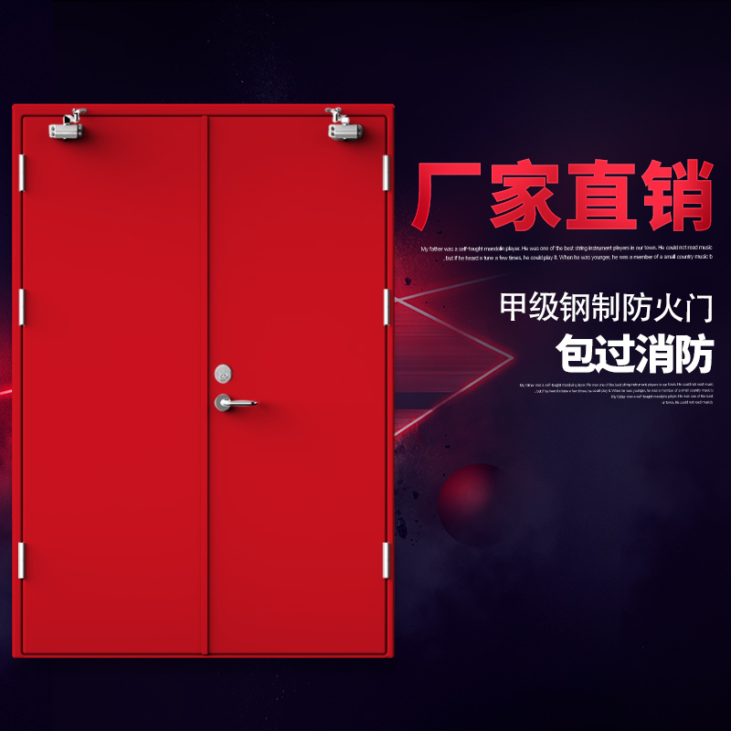 防火门 金堂门业 木质防火门 烤漆 批发 工程