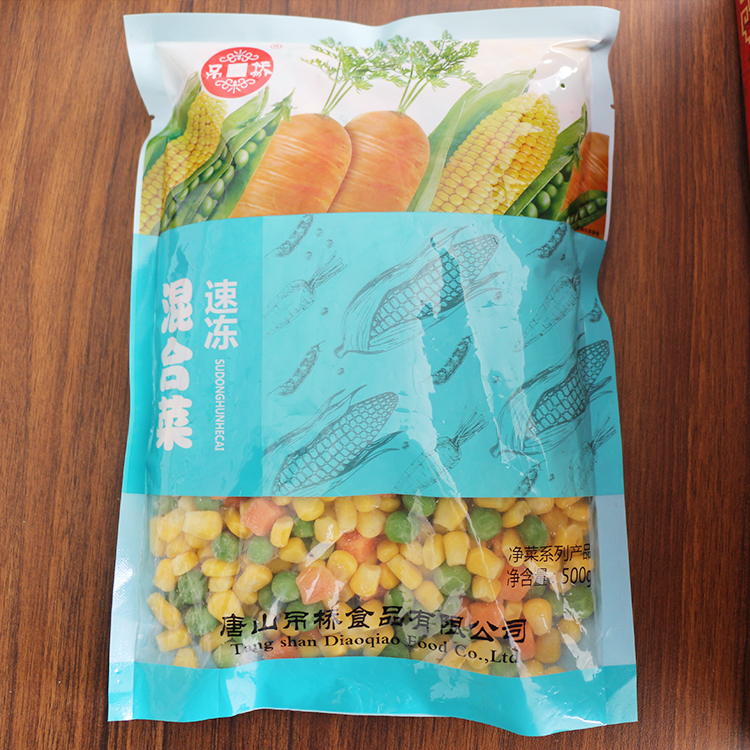 清脆爽口的速冻混合菜生产 小包装速冻混合菜批发