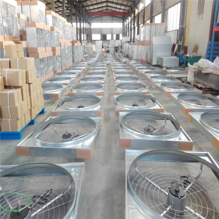 厂家批发4叶皮素牛舍风机 悬挂式塑料风机 型号定制