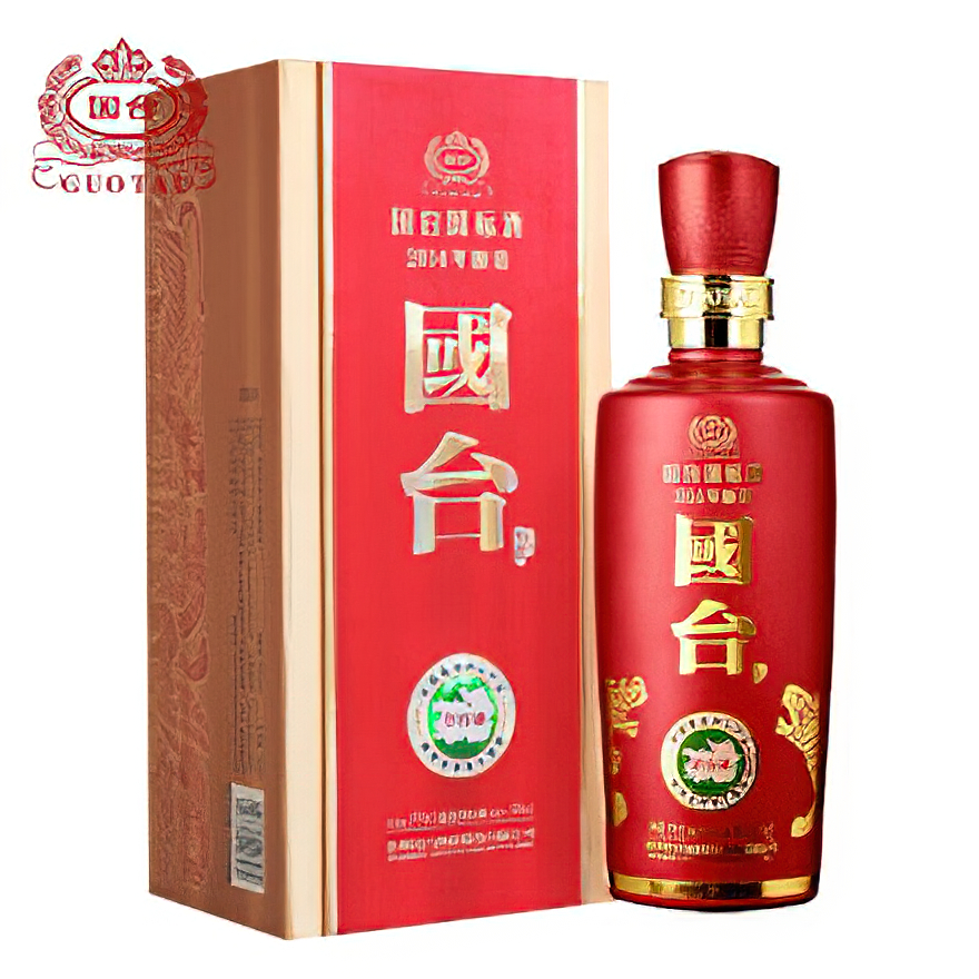  国台国标酒 53度纯粮食酱香型高度白酒 500ml 
