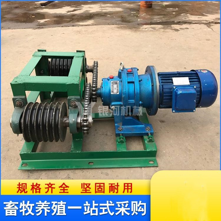 不锈钢V型清粪机 专用羊舍刮粪机  自动化猪用刮粪机