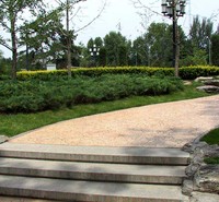 混凝土路面压纹机 压膜地坪 彩色水泥路面 湖南日晨