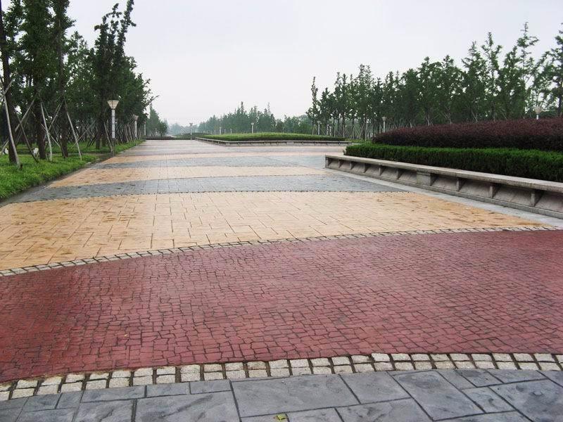 压模地坪 彩色地坪 公园地面压模 彩色路面压模 艺术压模地坪 压模地坪材料厂家 厂家直销