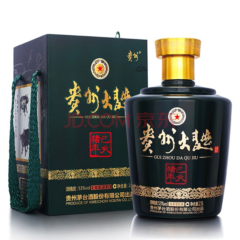  贵州茅台酒股份有限公司出品 53度贵州大曲己亥猪年生肖酒 2.5L