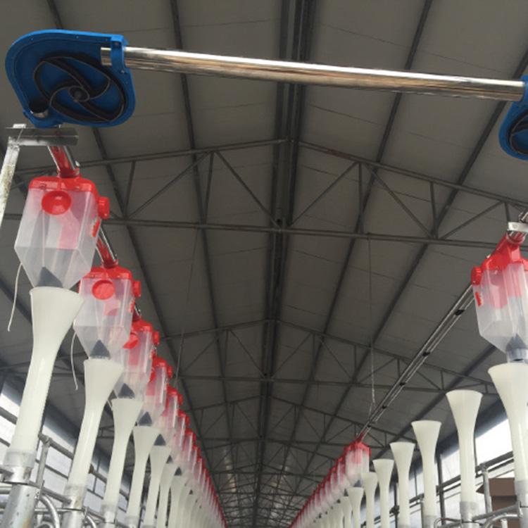 耐酸碱自动化喂猪设备养猪料线,养殖料线尺寸定制