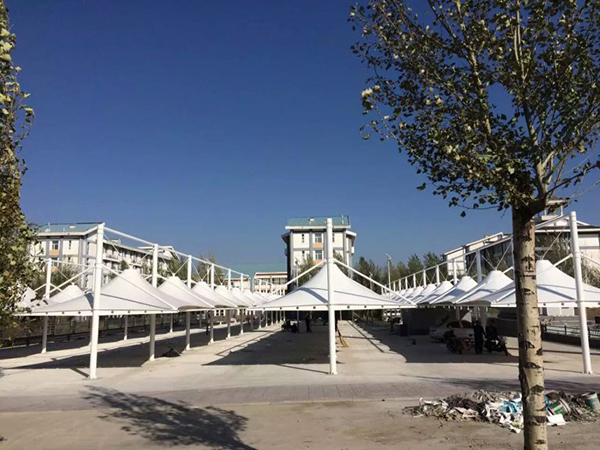 宁夏中卫膜结构加油站设计施工