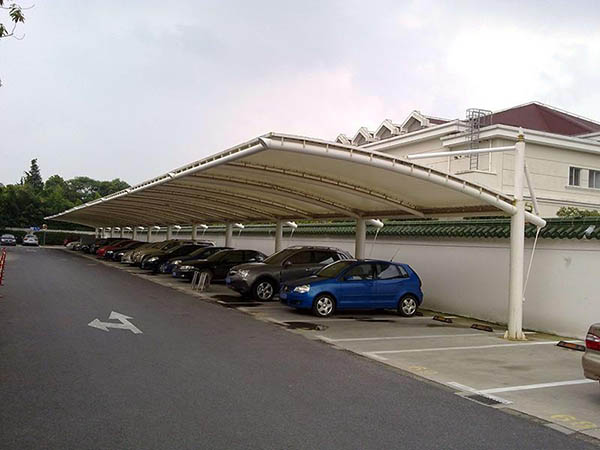 四川绵阳膜结构车棚设计施工