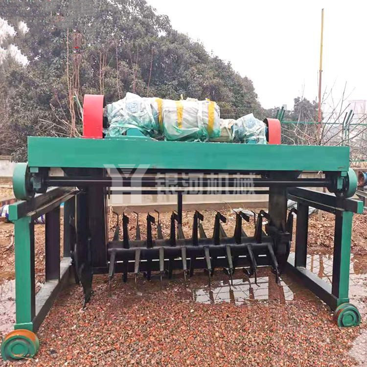 翻堆机定制价格 大型有机肥翻抛机 养殖业槽式翻堆机