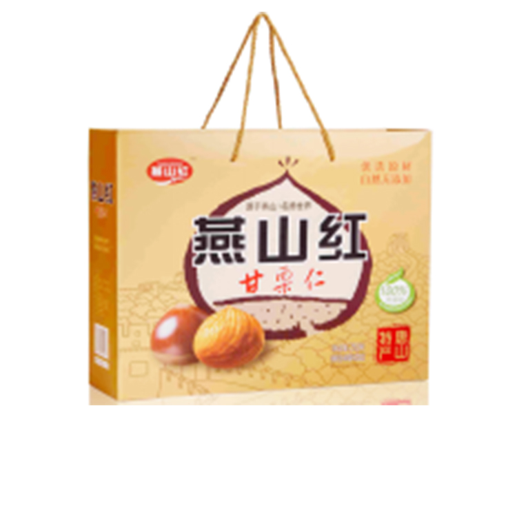 精美板栗加工食品 甘栗仁礼盒 礼盒装甘栗仁厂家批发