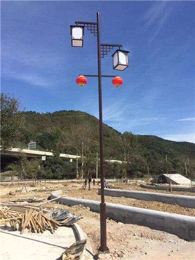 LED太阳能草坪灯|双头太阳能路灯|户外草坪路灯价格