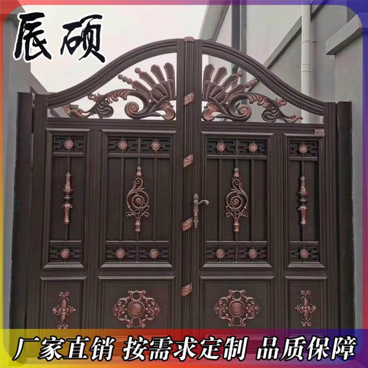 铝艺大门--辰硕金属--铝合金庭院大门--别墅大门安装
