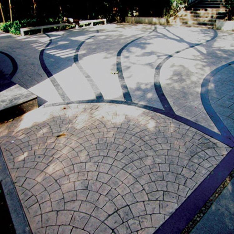 压模地坪 压印地坪 彩色路面压模 艺术压模地坪 压模地坪材料厂家 厂家直销