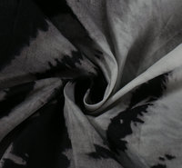 黑灰印花<em>纺织</em>布料 全涤家纺面料