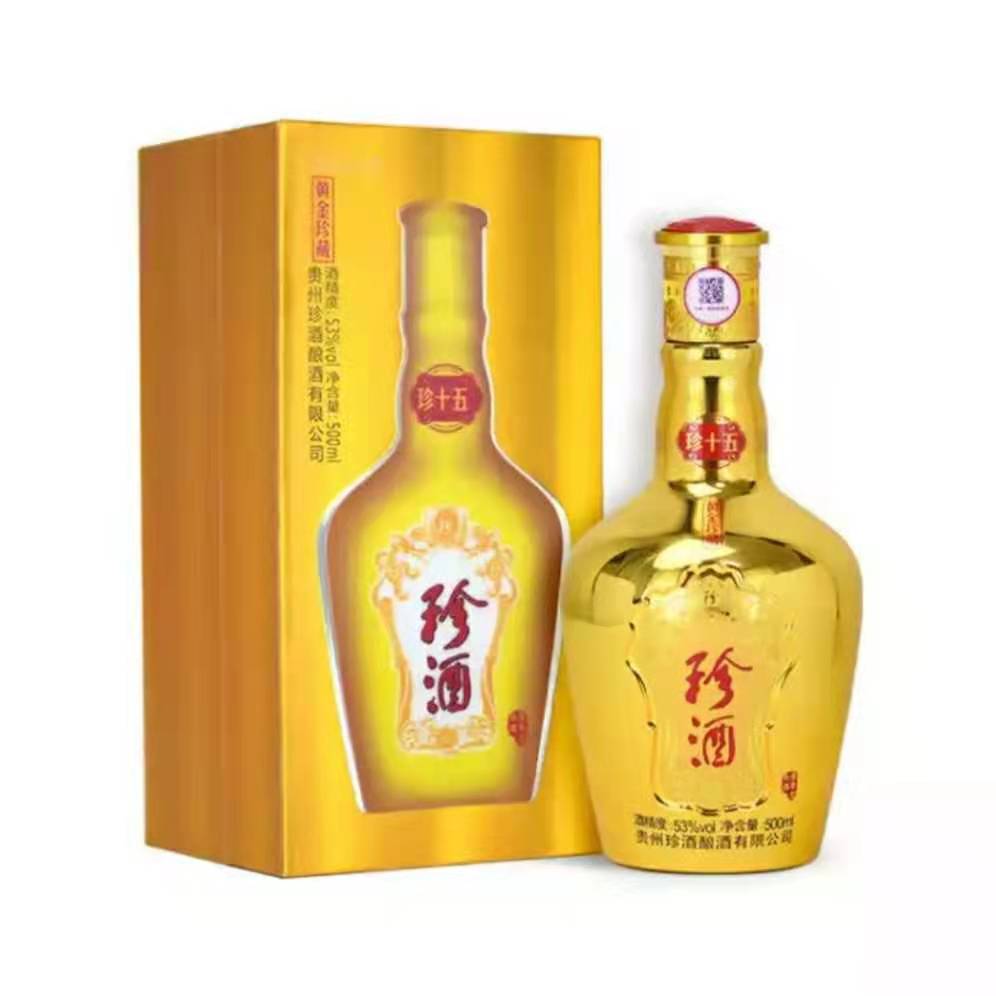 贵州珍酒价格表珍十五黄金珍藏版报价 批发L