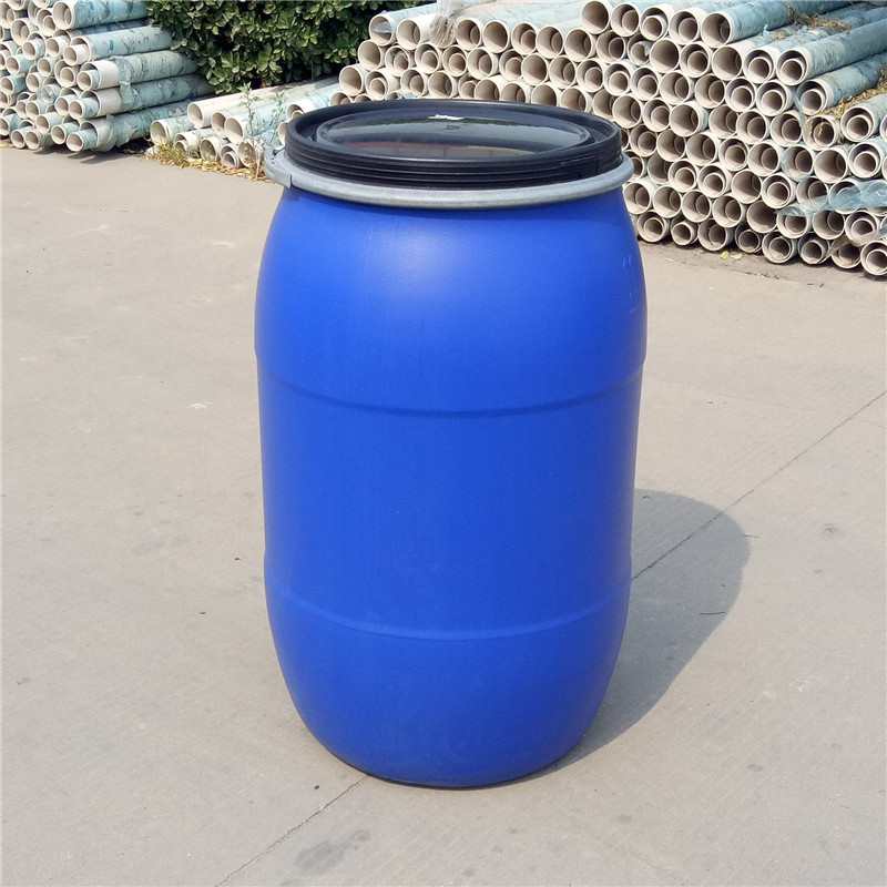 新佳塑业200L法兰桶200公斤化工桶200l塑料桶200kg铁箍桶生产厂家